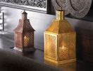 Labyrinth Pewter Lantern